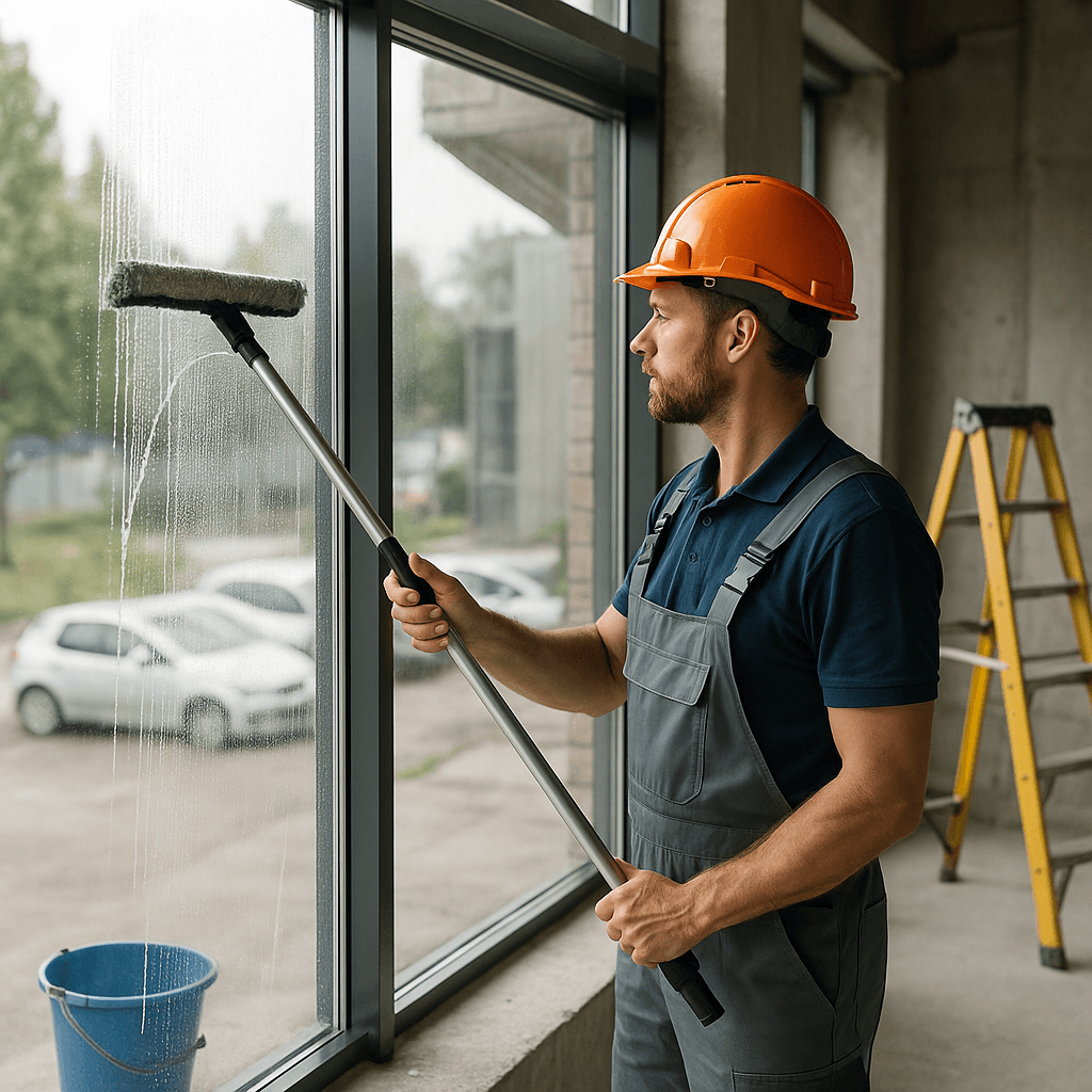 Glas- und Fensterreinigung